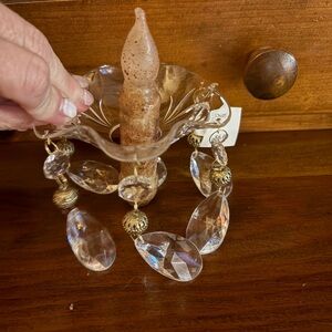 6 Candle Holders That’s $1 each..they are plastic & perfect for a table setting